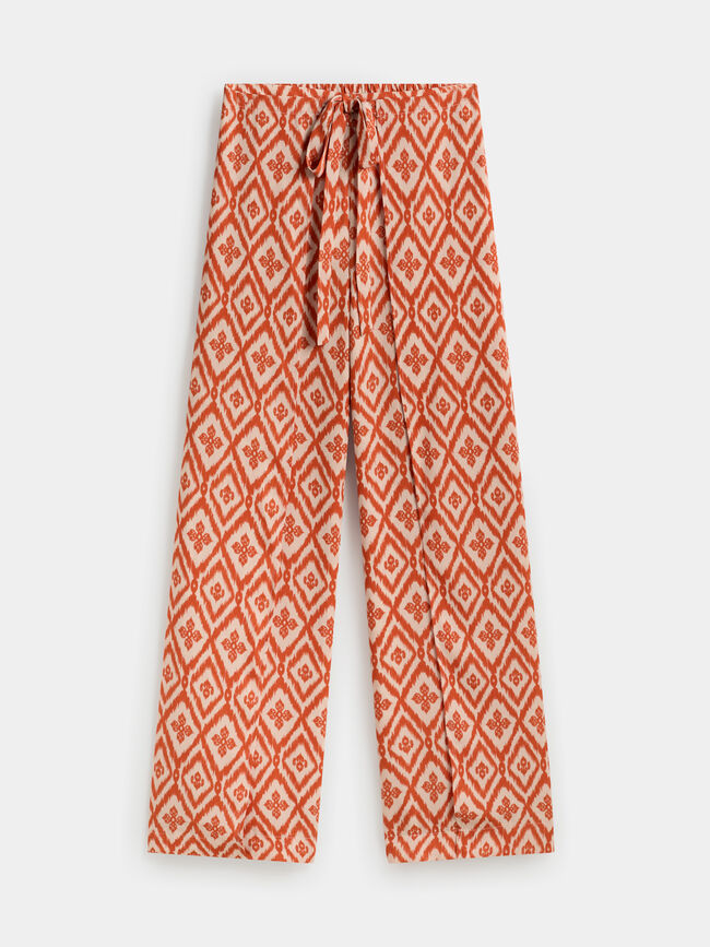 PANTALÓN PAREO LAZADA NARANJA QUEMADO