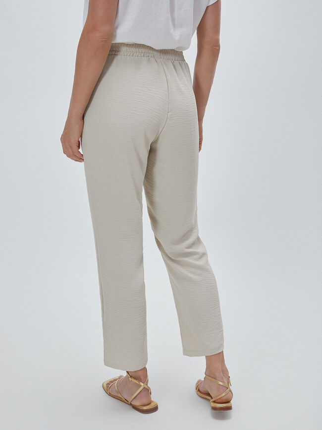 PANTALON JOGGER BOLSILLOS Beige Claro