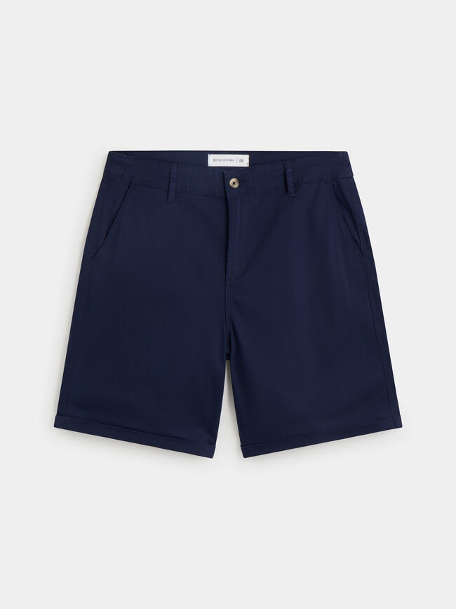 SHORT CHINO ALGODÓN Azul Marino