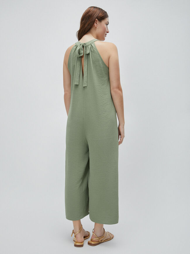 MONO HALTER OVERSIZE kaki medio