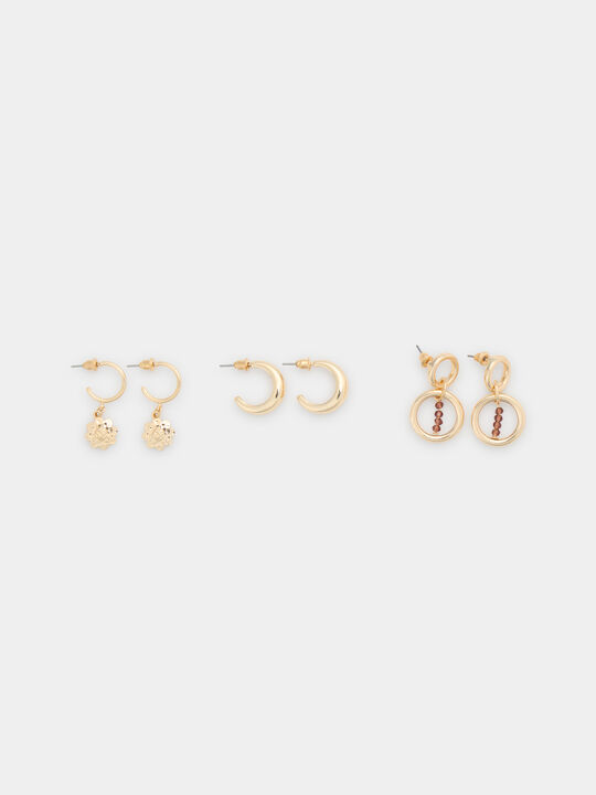 PACK PENDIENTES DORADOS Oro image number null