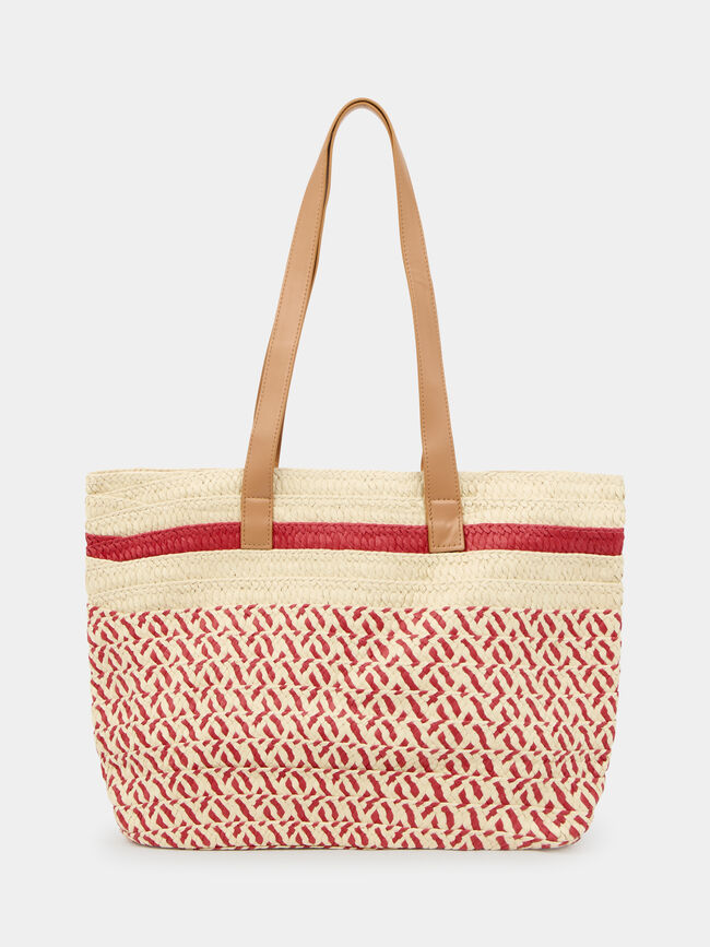 BOLSO SHOPPER RAYAS Barro