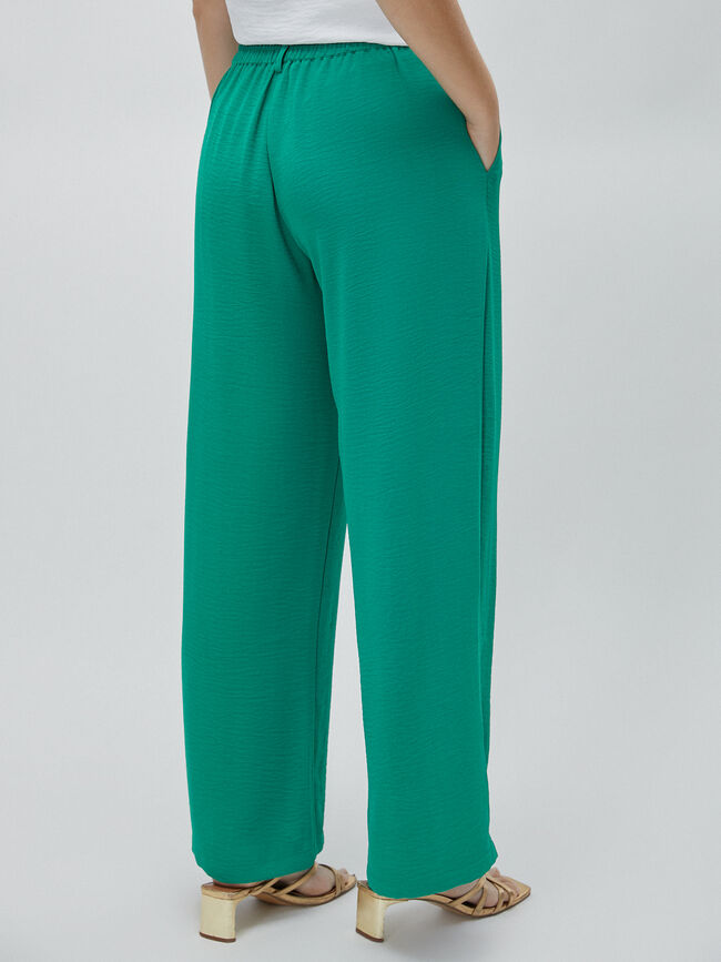 PANTALÓN TRAJE FLUIDO Verde Viridian