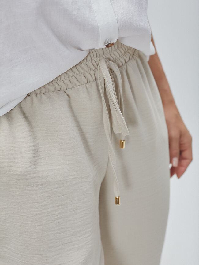 PANTALON JOGGER BOLSILLOS Beige Claro