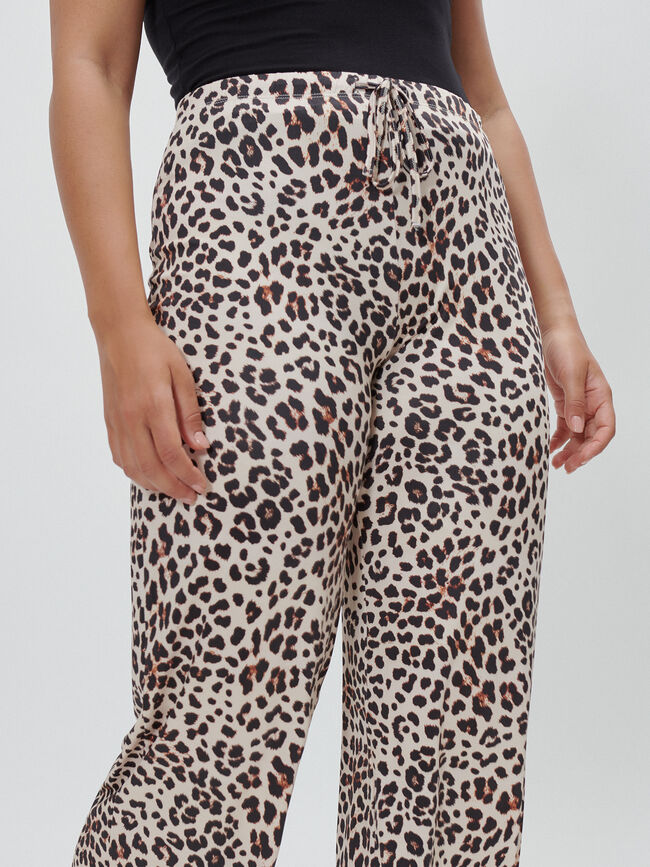 PANTALÓN CULOTTE LEOPARDO Estampado 1