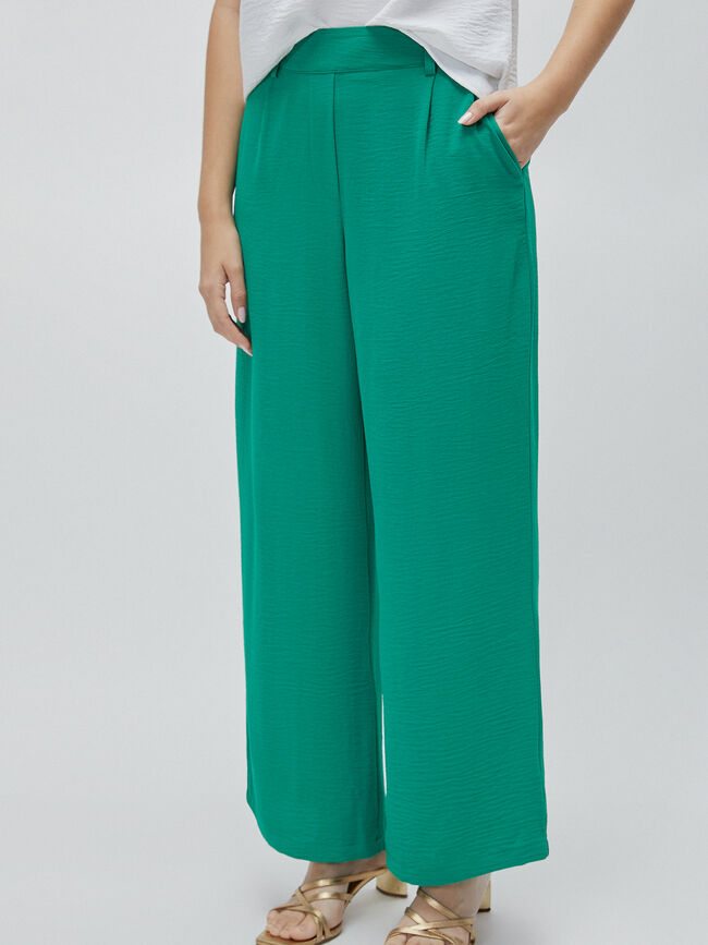 PANTALÓN TRAJE FLUIDO Verde Viridian